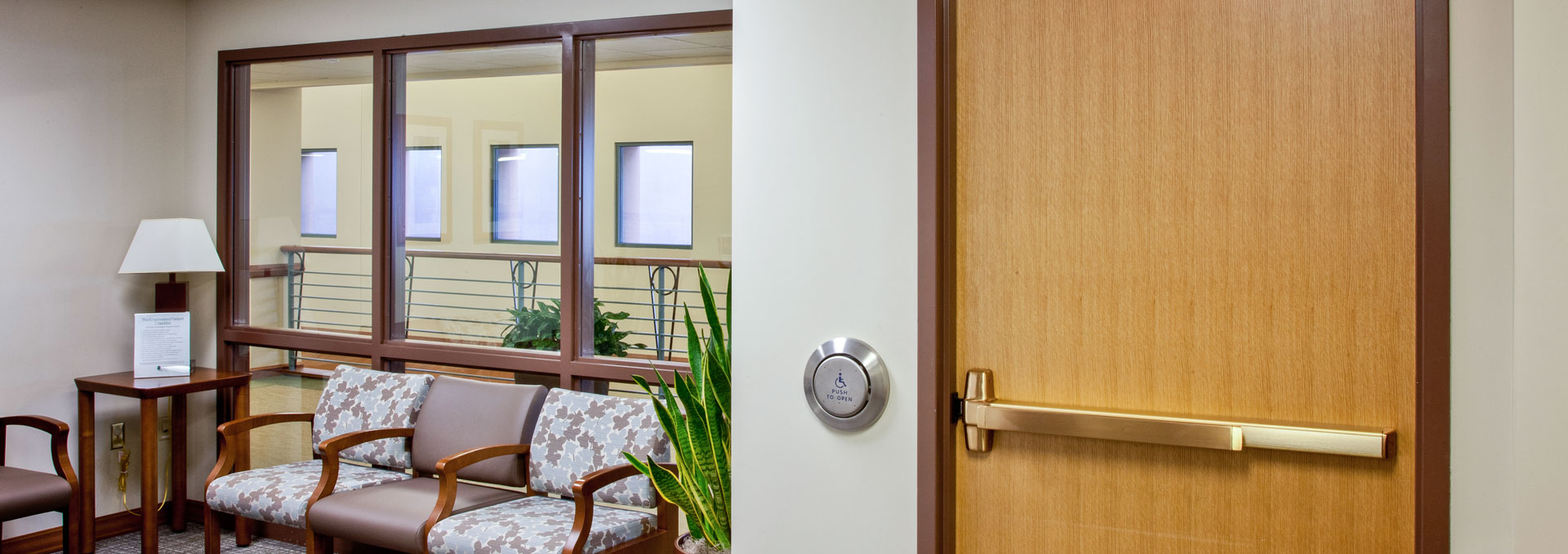 Commercial hollow metal doors, frames, wood doors, and hardware