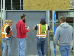 Adolfson & Peterson Construction carpenters learn door, frame and hardware installation from Doorways’ experts.